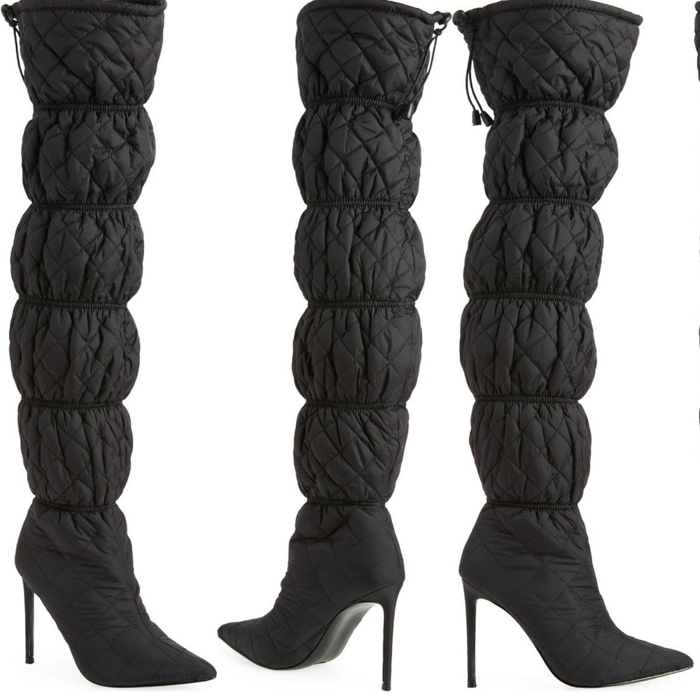 Steve Madden quilted Over the Knee Boot
